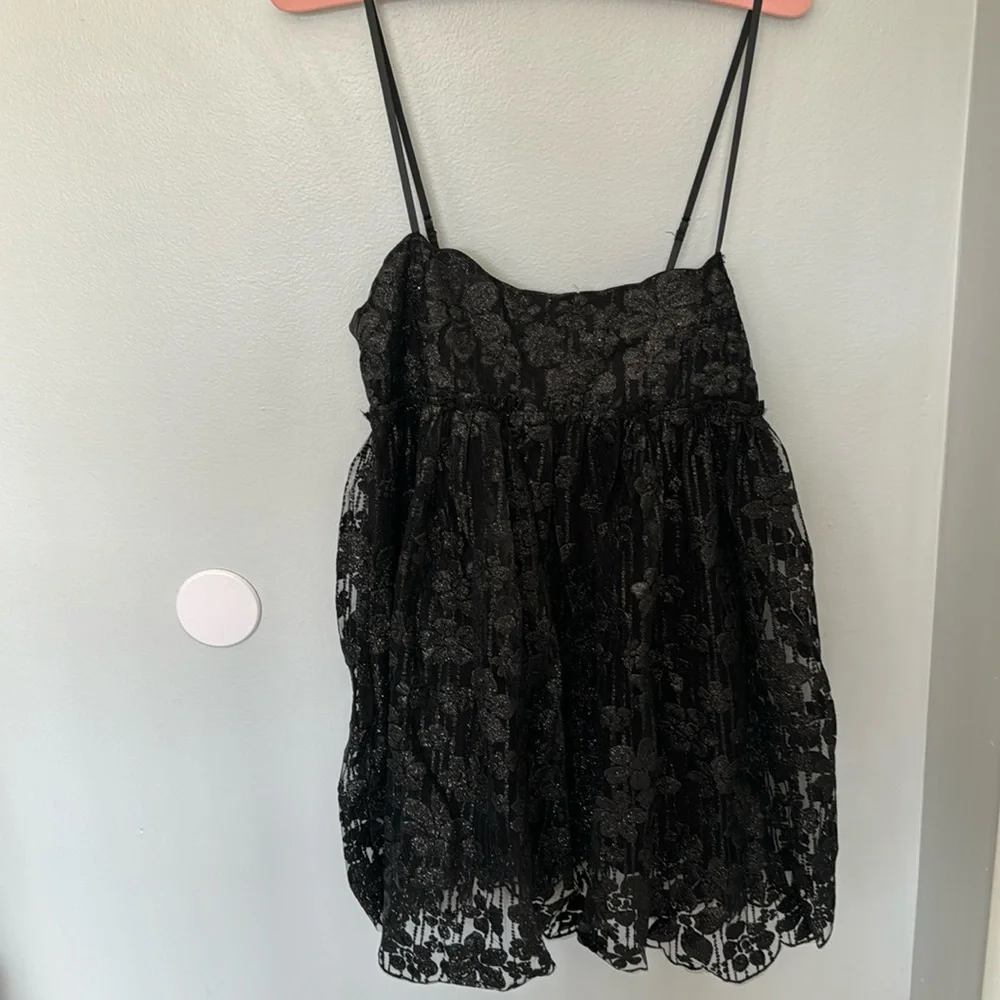 NWOT Free People All That Glitters Babydoll Mini Dress Size Various - Picture 5 of 11